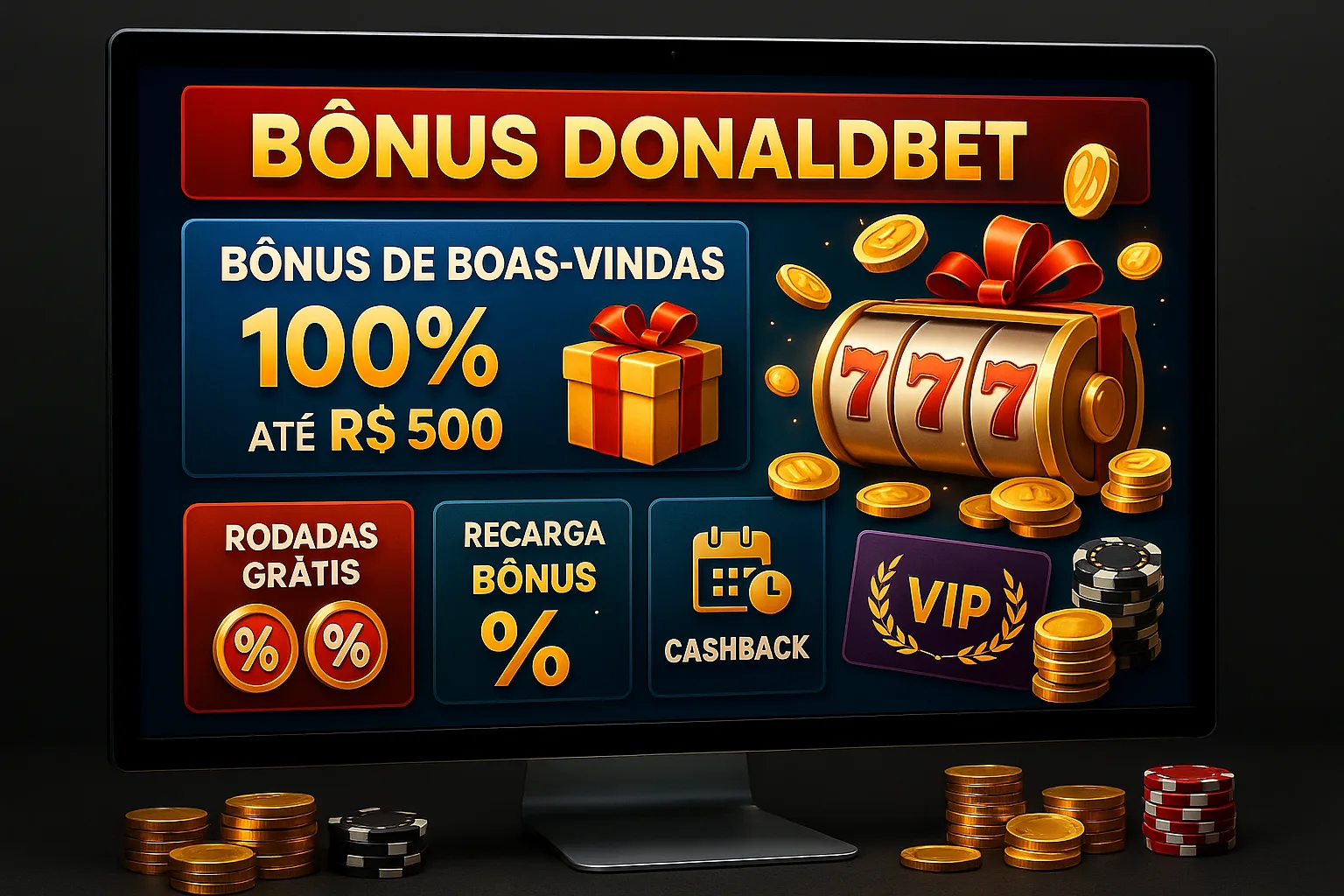 O bônus promocional DONALDBET é uma ótima maneira de começar sua aventura