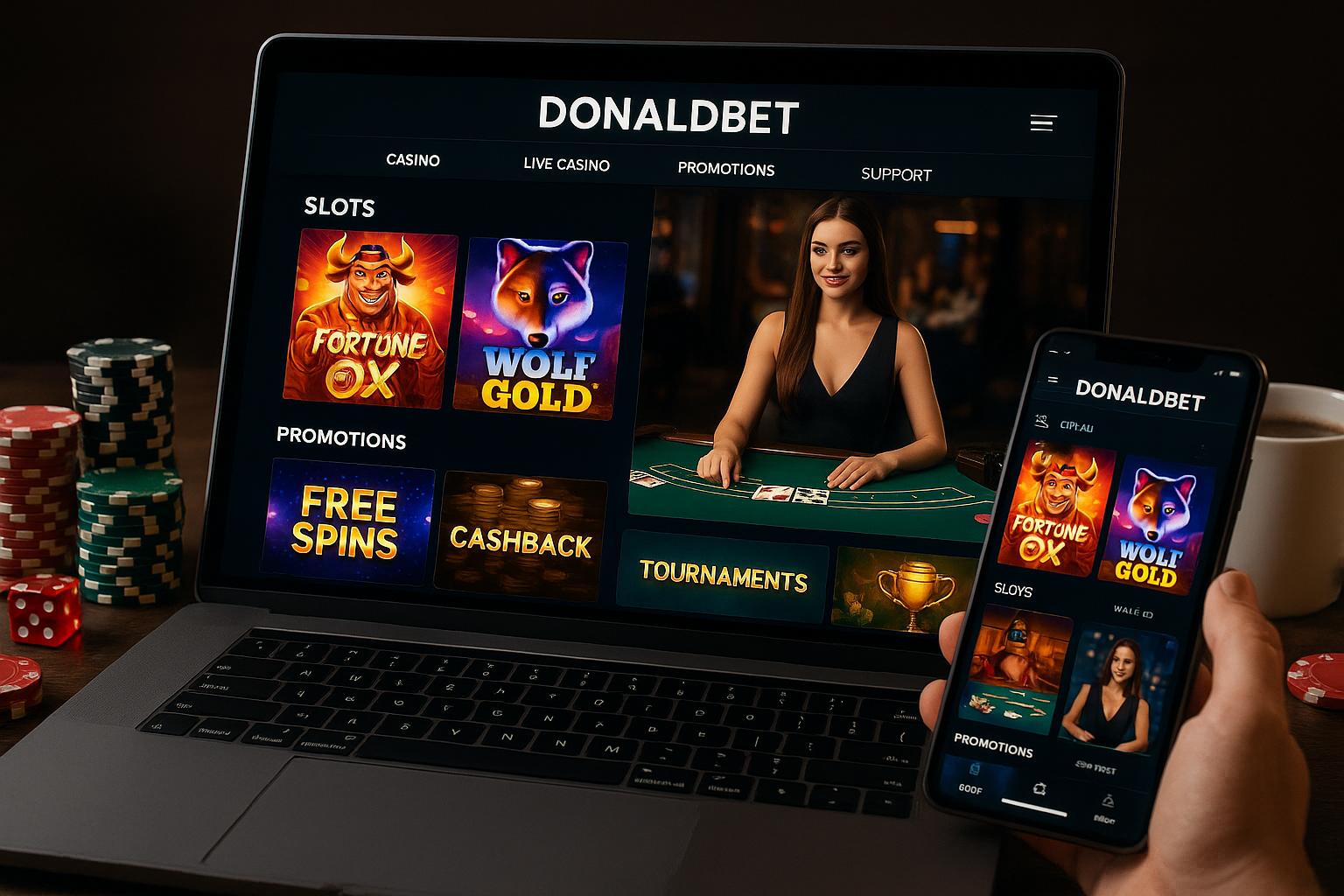 Jogos de cassino online DONALDBET