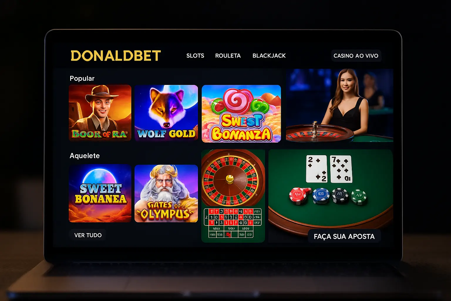 Jogos de cassino online inovadores e emocionantes na DONALDBET